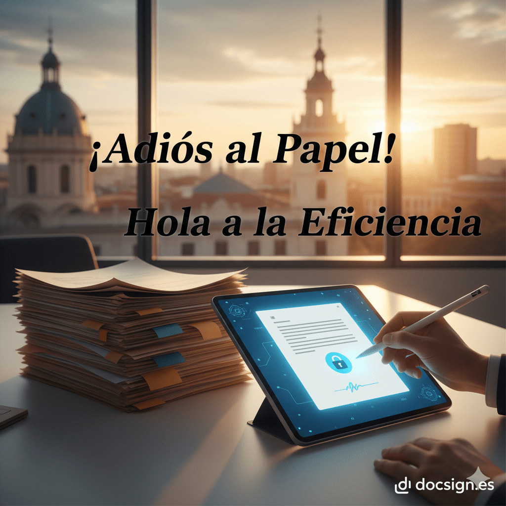 ¡Adiós al Papel, Hola a la Eficiencia! Cómo la Firma Digital Está Transformando Tu Negocio desde Barcelona