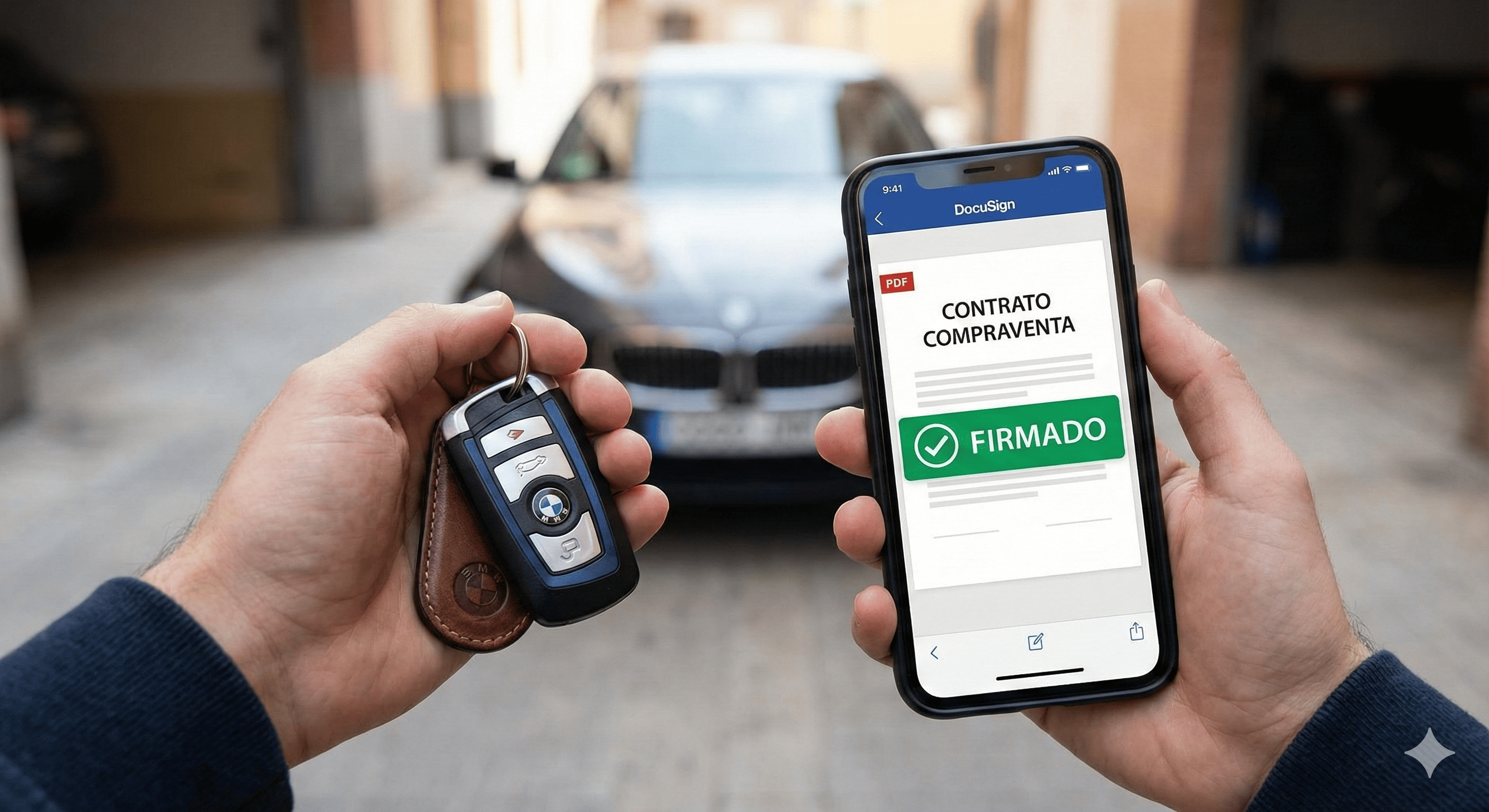 ¡Vendido! Cómo Firmar el Contrato de Compraventa de Coche Online y Evitar Viajes en Balde (Guía Wallapop/Coches.net)