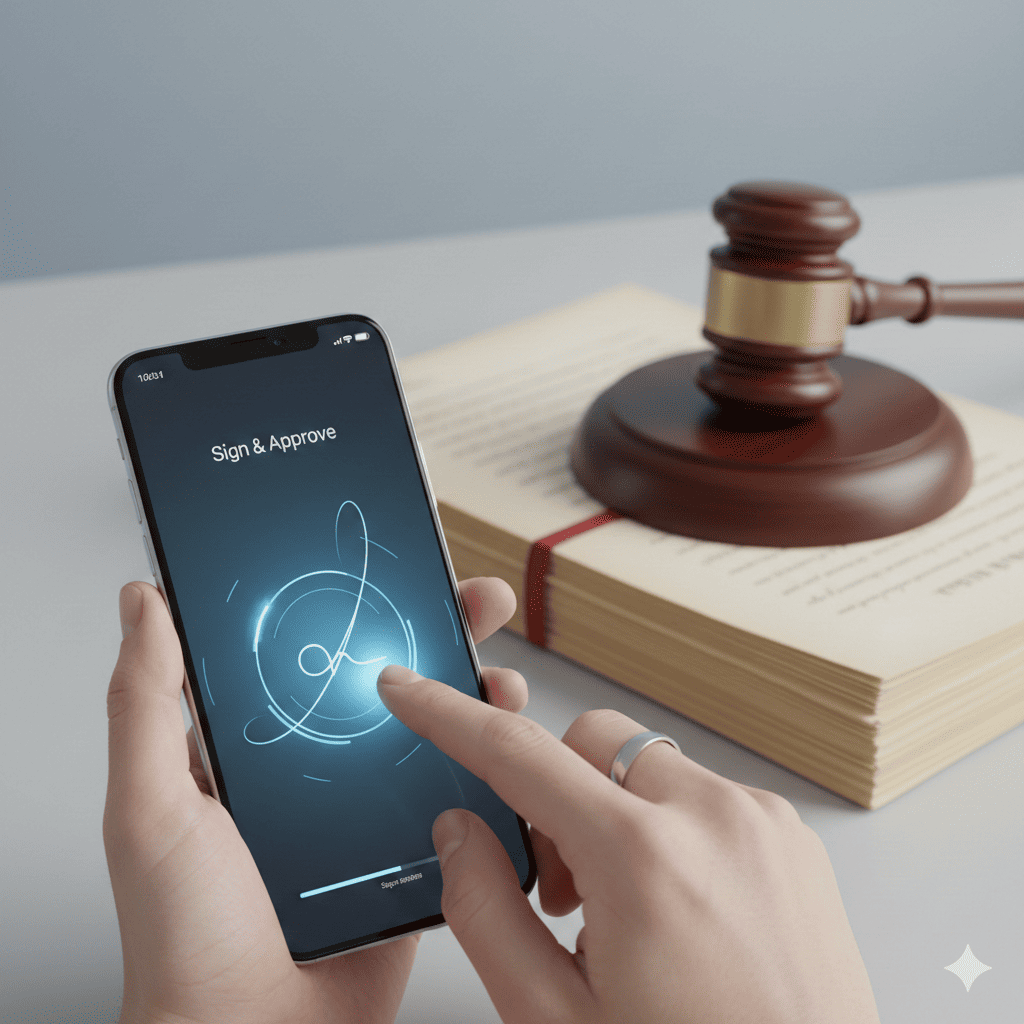 ¿Tiene validez legal firmar con el dedo en la pantalla del móvil? La verdad jurídica definitiva en 2026