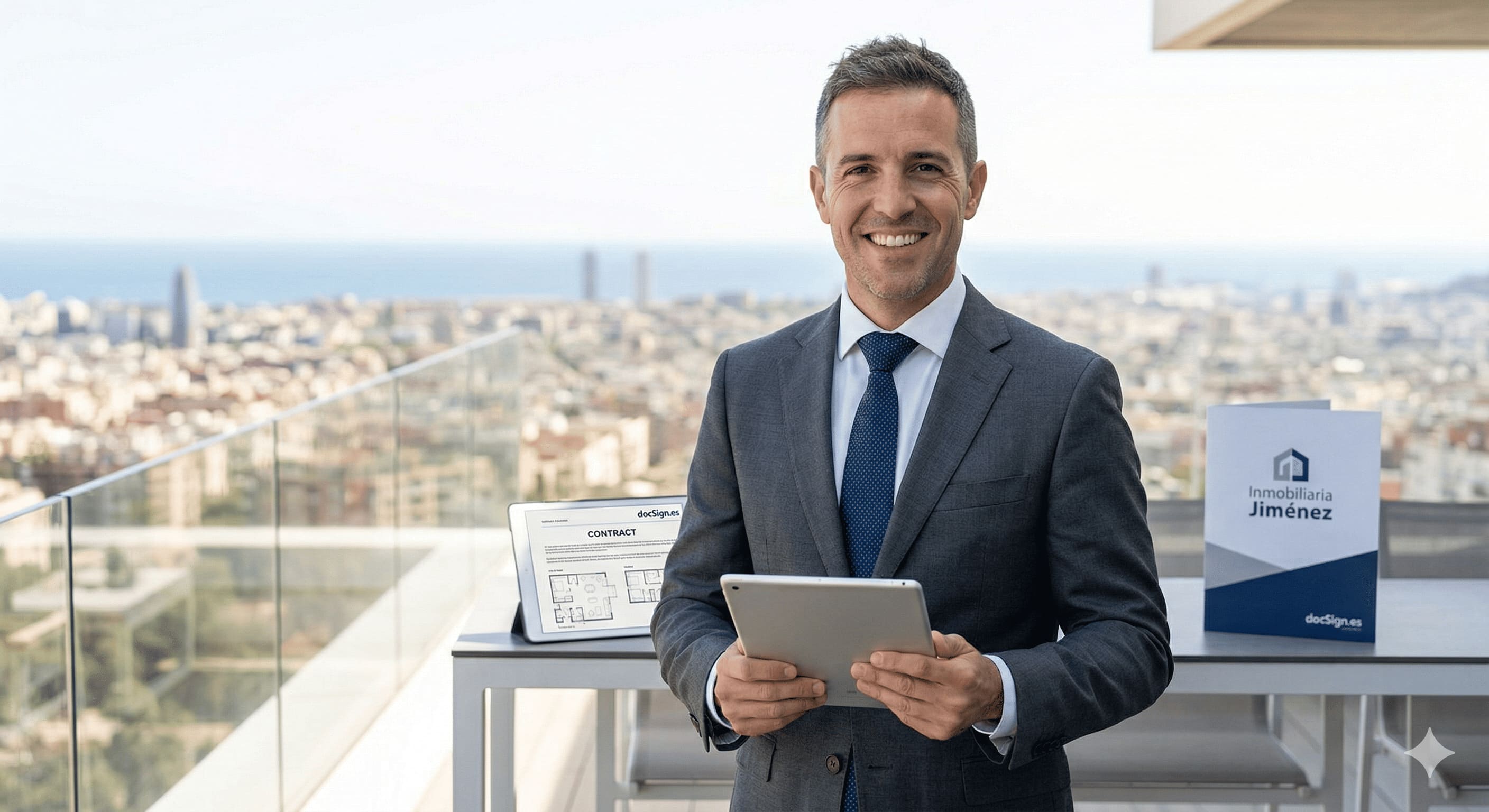 Francisco Jiménez, Agente inmobiliario