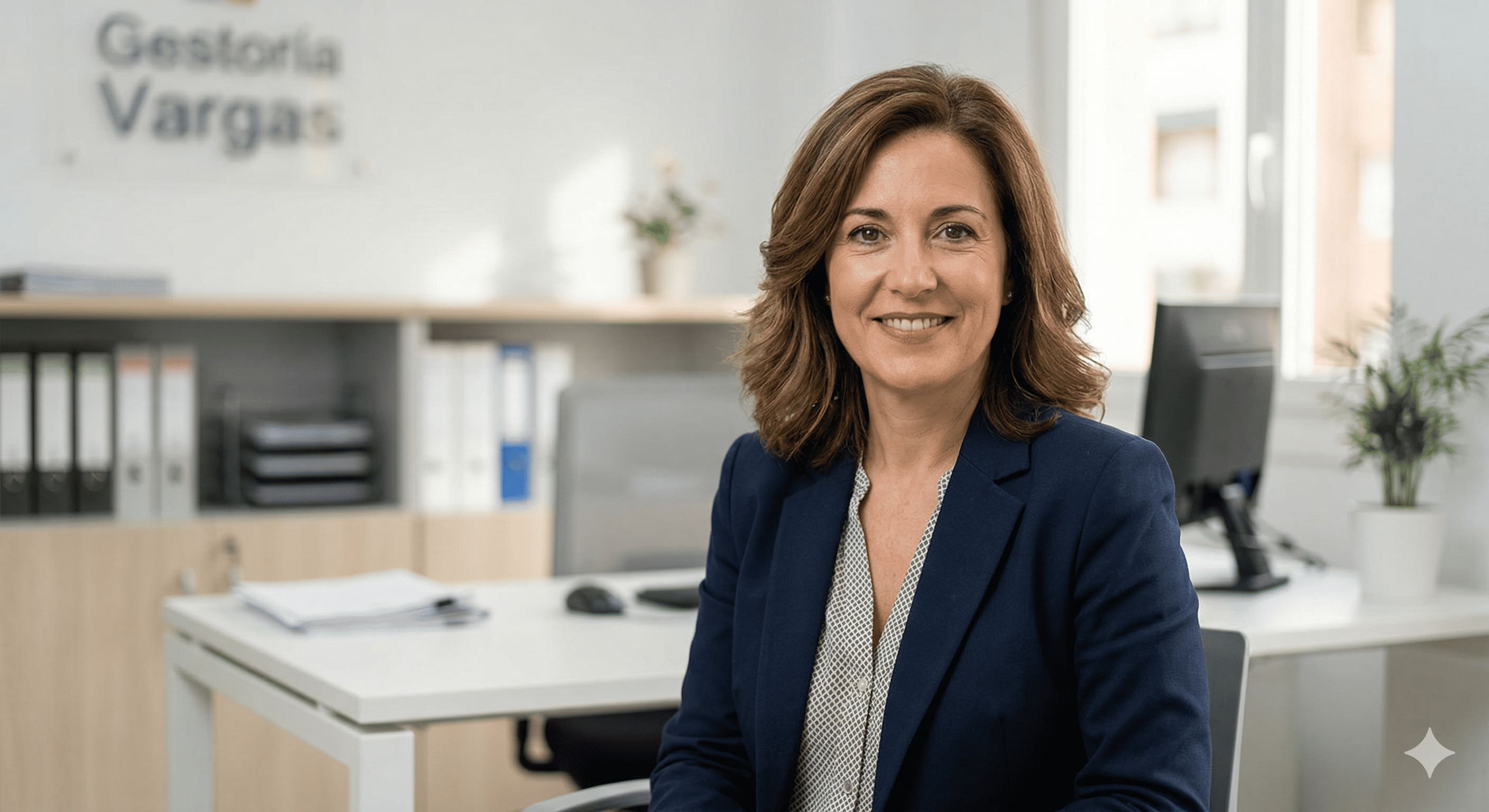 Carmen Vargas, Propietaria de Gestoría